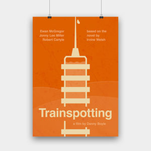 Trainspotting Kunstdruck – 50 x 70 cm