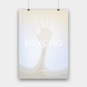Psycho Kunstdruck – 50 x 70 cm