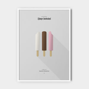 IceCream Tarantino »Django Unchained« – 50 x 70 cm mit Rahmen