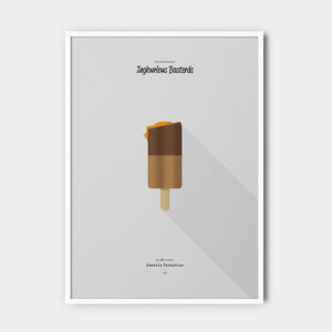 IceCream Tarantino »Inglourious Basterds« – 50 x 70 cm mit Rahmen