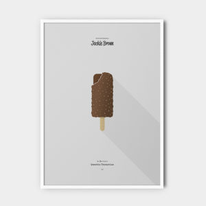 IceCream Tarantino »Jackie Brown« – 50 x 70 cm mit Rahmen