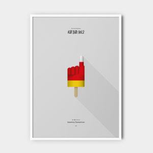 IceCream Tarantino »Kill Bill: Vol.2« – 50 x 70 cm mit Rahmen