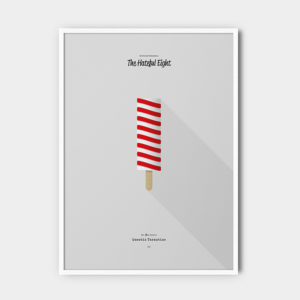 IceCream Tarantino »The Hateful Eight« – 50 x 70 cm mit Rahmen