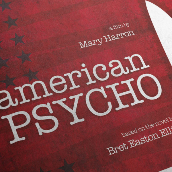 American Psycho Kunstdruck – Detailansicht