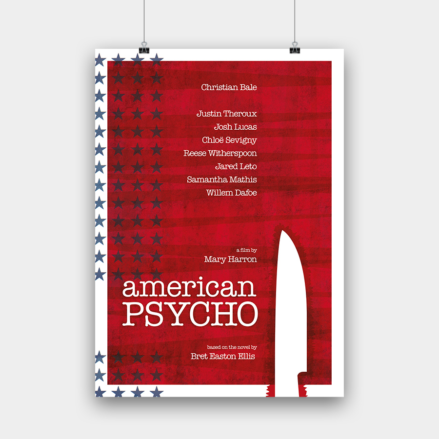 American Psycho Kunstdruck – 50 x 70 cm