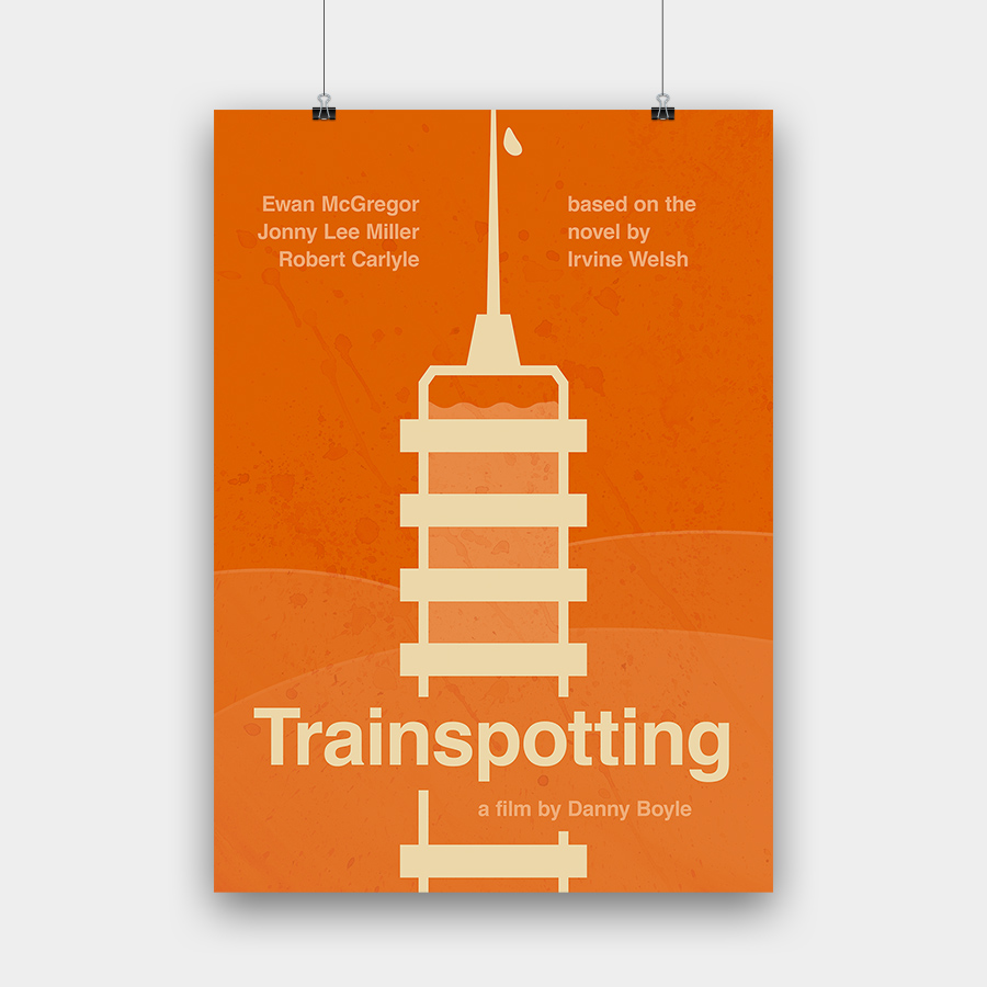 Trainspotting Kunstdruck – 50 x 70 cm