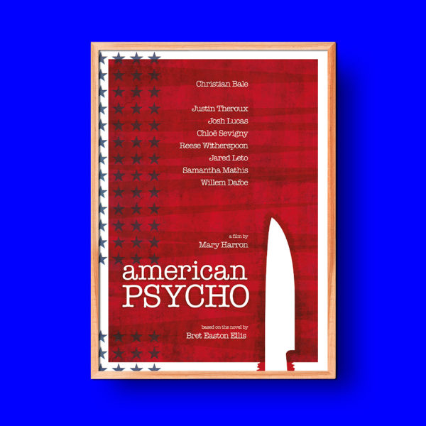 American Psycho Kunstdruck – 50 x 70 cm