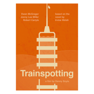 Trainspotting Kunstdruck – 50 x 70 cm