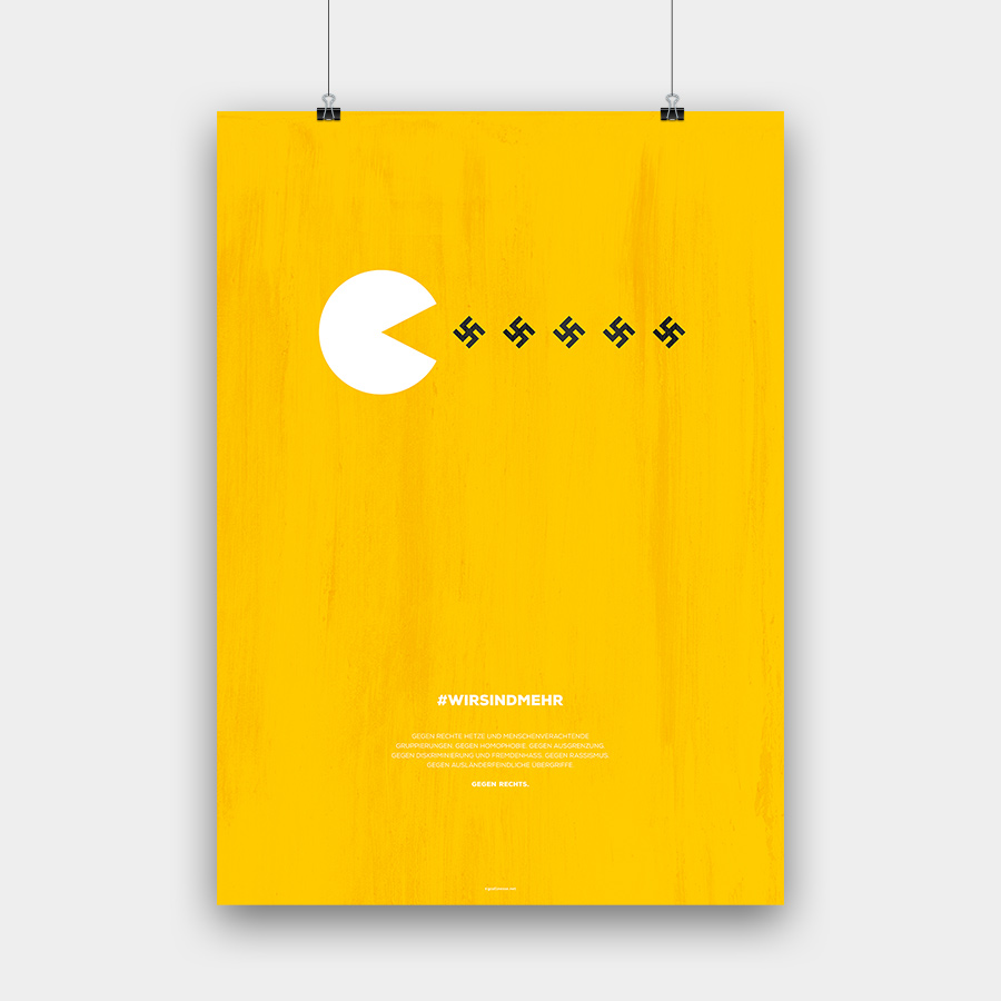 #wirsindmehr Poster – 50 x 70 cm